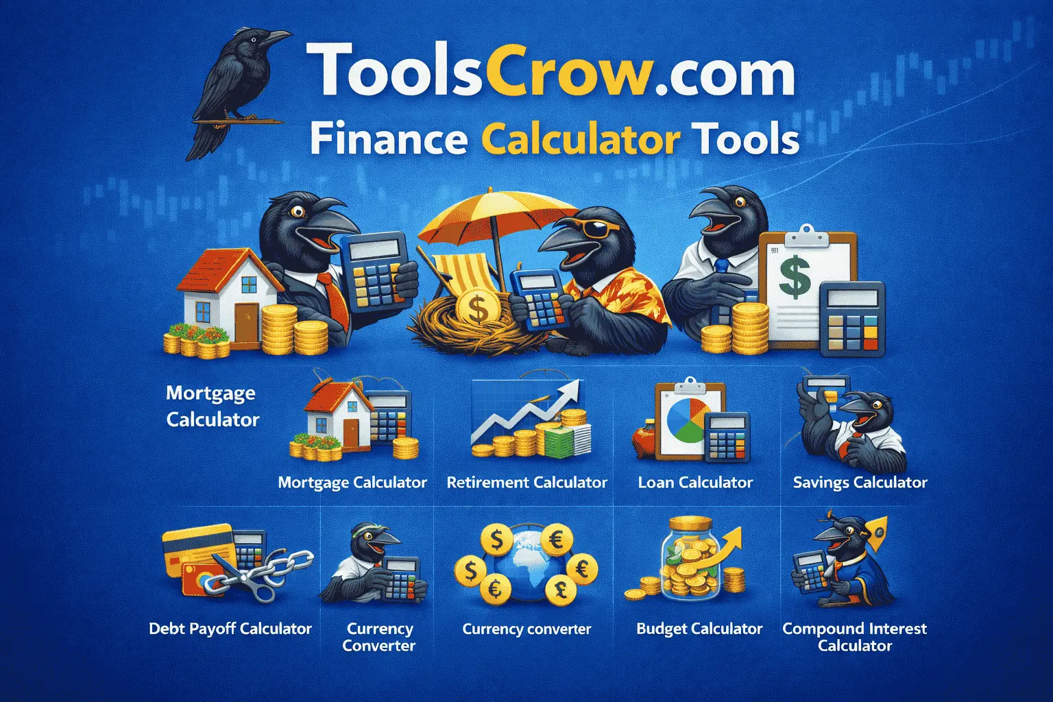 Online Financial Calculators Dashboard