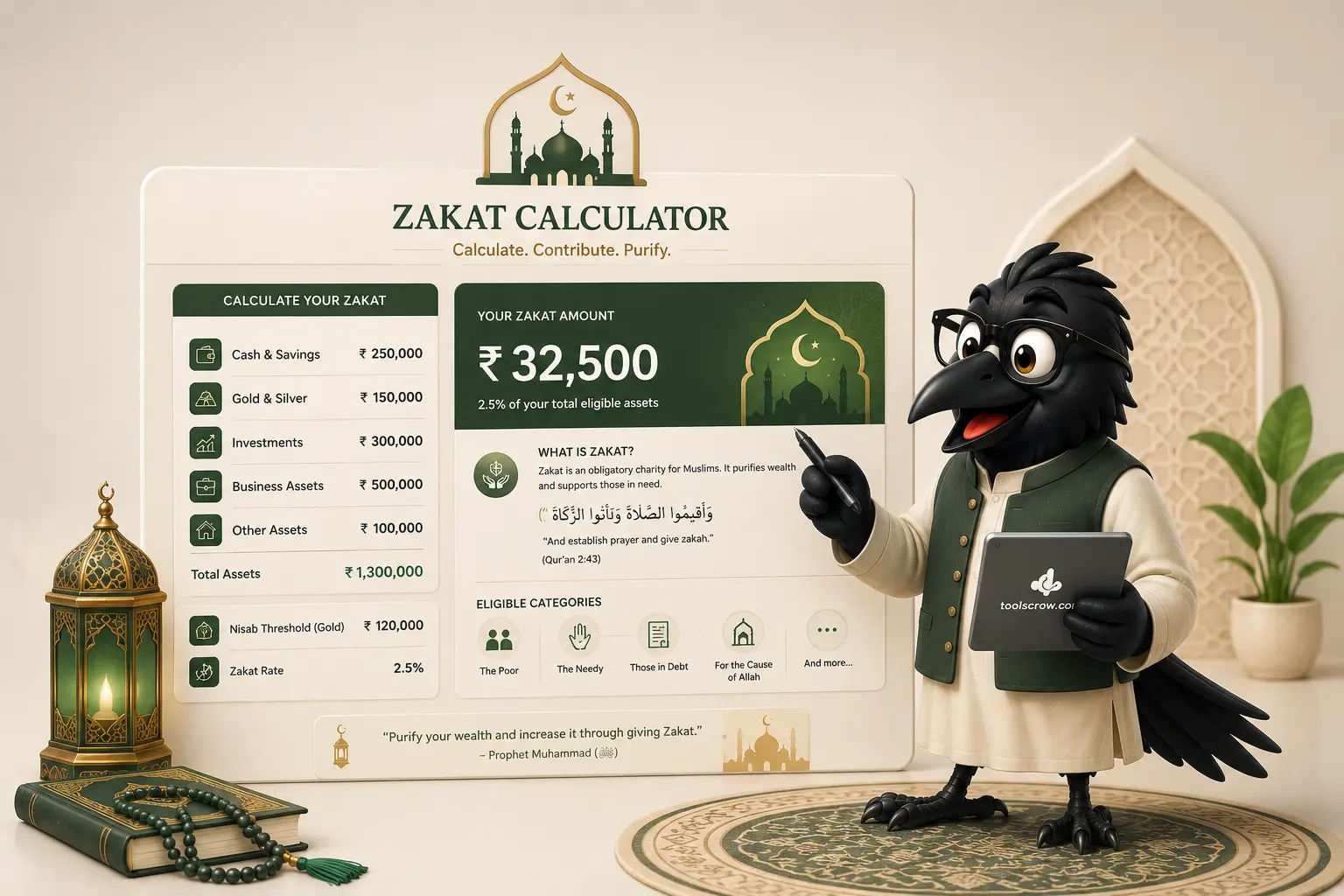 Zakat Calculator: How to Calculate Your Annual Payment (Guide)
