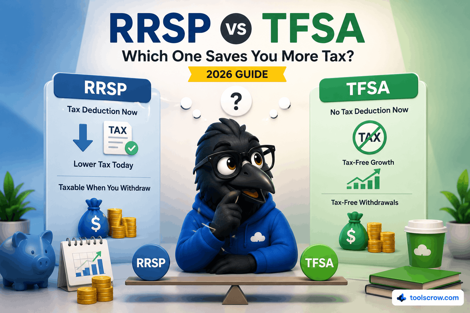 RRSP vs TFSA: Which One Saves You More Tax? (2026 Guide)