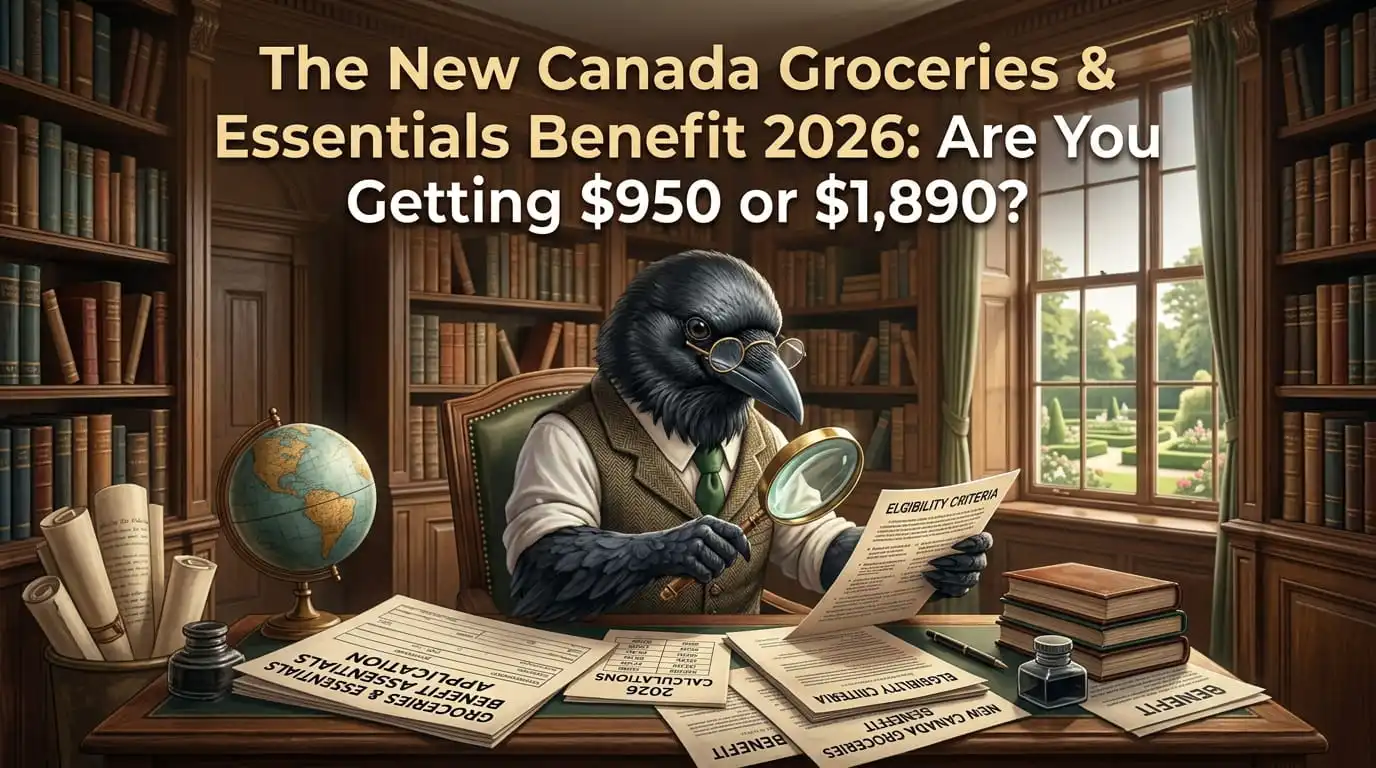 The New Canada Groceries And Essentials Benefit 2026: Are You Getting $950 or $1,890?
