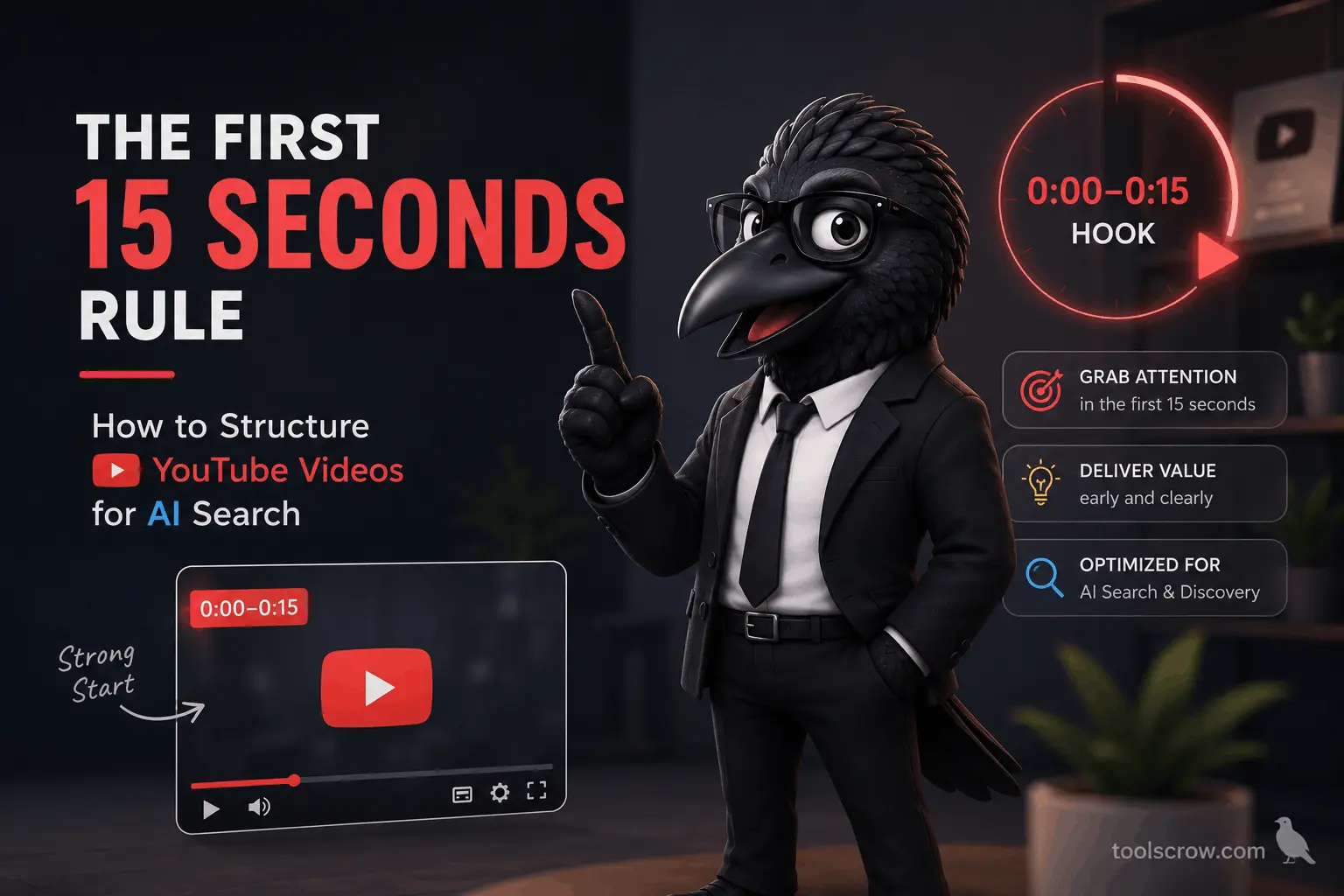 The First 15 Seconds Rule: Structure Videos for AI Search