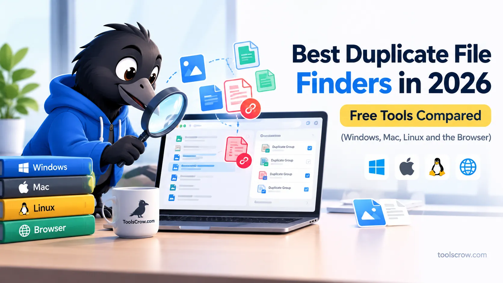 Best Duplicate File Finders in 2026: Free Tools Compared (Windows, Mac, Linux and the Browser)